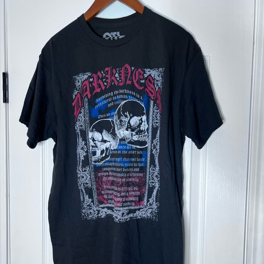 OTL - Darkness Graphic Black T-Shirt - Like New